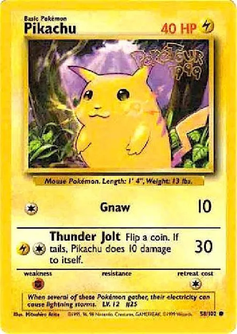 Pikachu, Miscellaneous Cards & Products #58