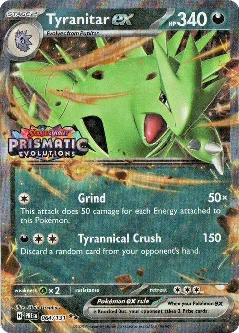 Tyranitar ex, Miscellaneous Cards & Products #64