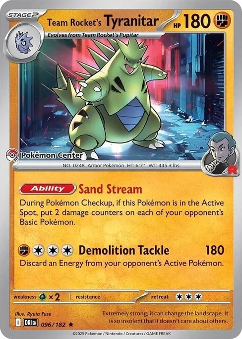 Team Rocket's Tyranitar, Miscellaneous Cards & Products #96