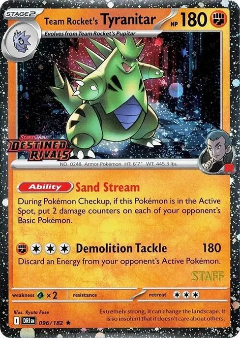 Team Rocket's Tyranitar, Miscellaneous Cards & Products #96