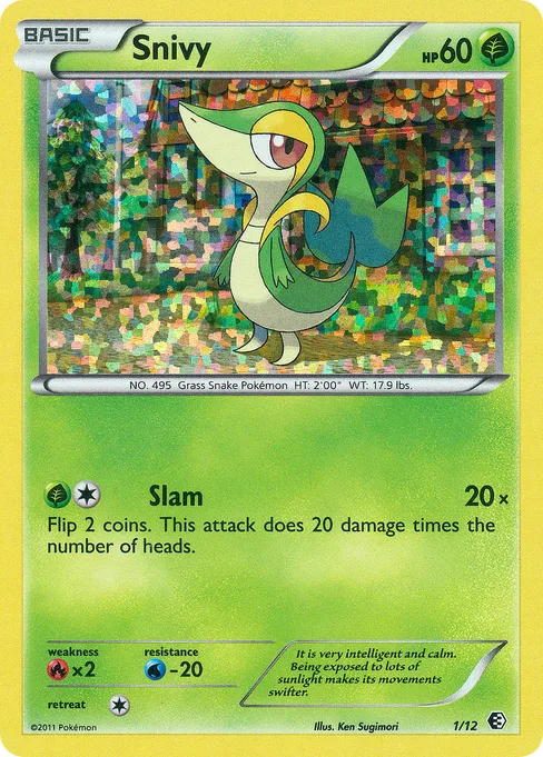 Snivy, McDonald's Collection 2011 #1