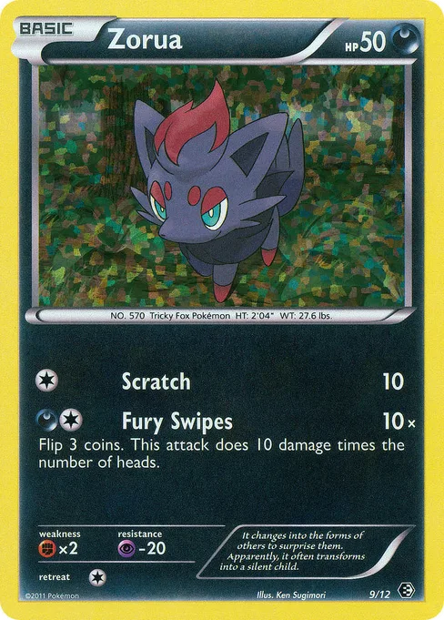 Zorua, McDonald's Collection 2011 #9