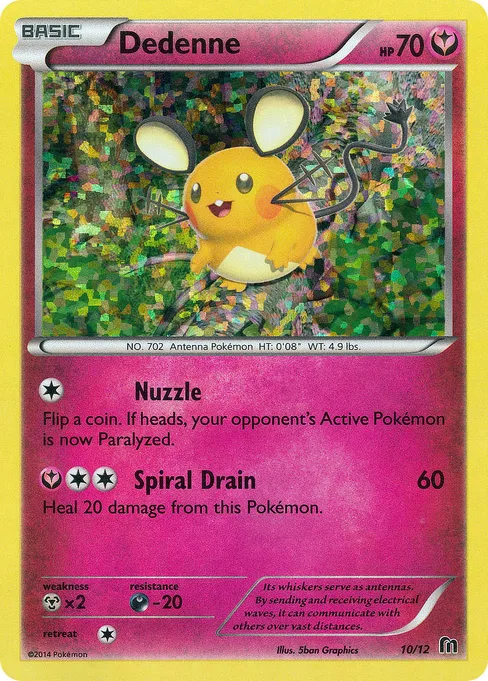 Dedenne, McDonald's Collection 2016 #10