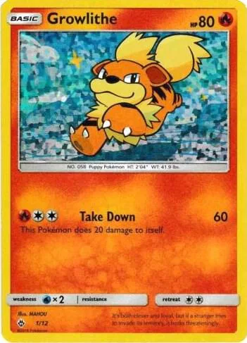 Growlithe, McDonald's Collection 2018 #1