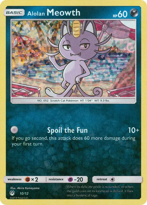 Alolan Meowth, McDonald's Collection 2019 #10