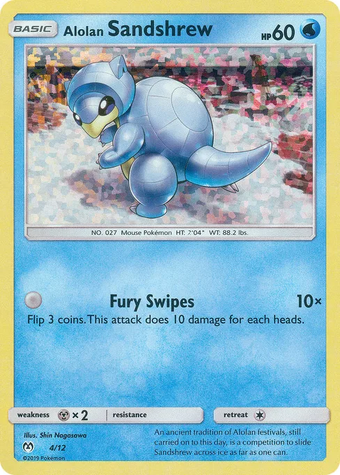 Alolan Sandshrew, McDonald's Collection 2019 #4