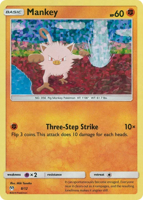 Mankey, McDonald's Collection 2019 #8