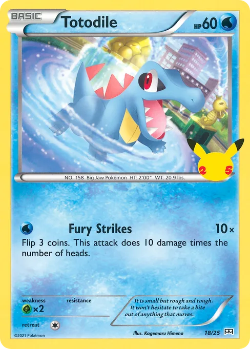 Totodile, McDonald's Collection 2021 #18