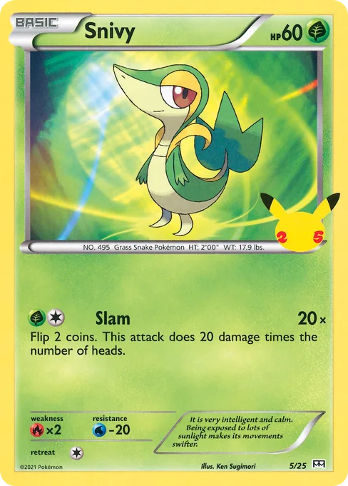 Snivy, McDonald's Collection 2021 #5