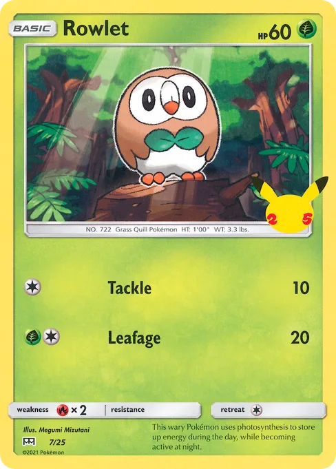 Rowlet, McDonald's Collection 2021 #7