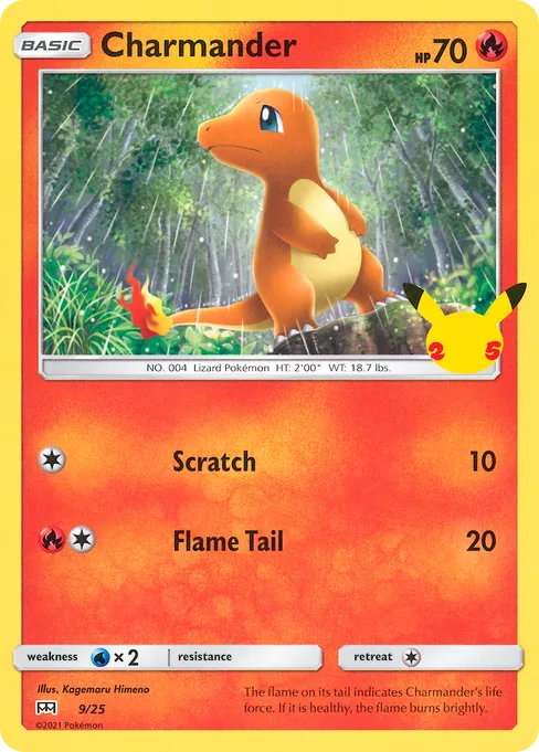 Charmander, McDonald's Collection 2021 #9