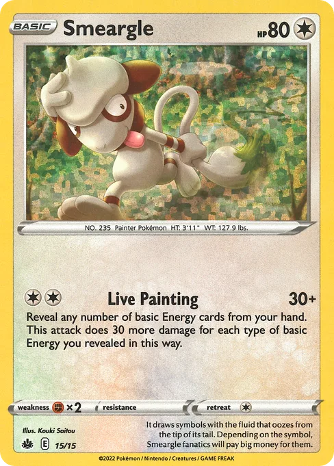 Smeargle, McDonald's Collection 2022 #15