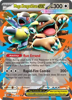 Mega Kangaskhan ex, Holofoil