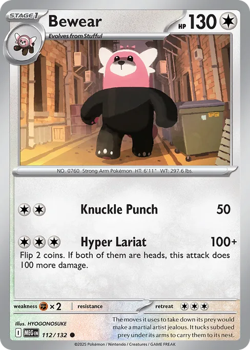 Bewear, Mega Evolution #112