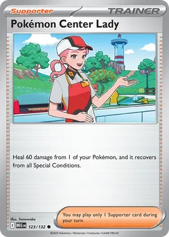 Pokémon Center Lady, Normal