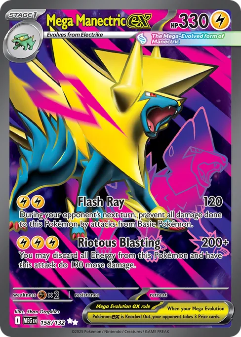 Mega Manectric ex, Mega Evolution #158