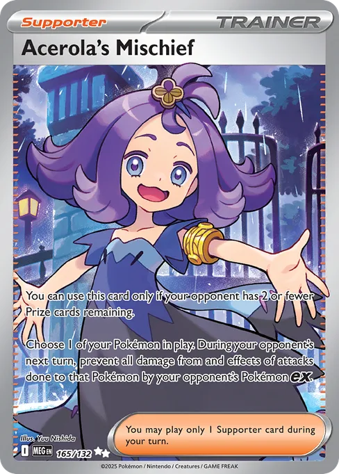 Acerola's Mischief, Mega Evolution #165