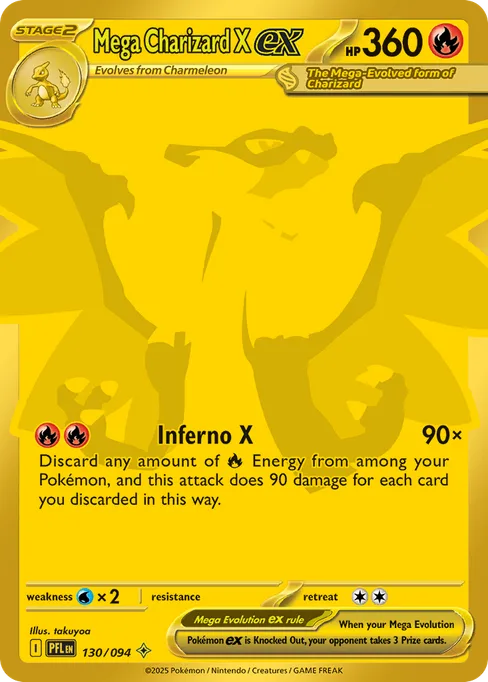 Mega Charizard X ex, Phantasmal Flames #130