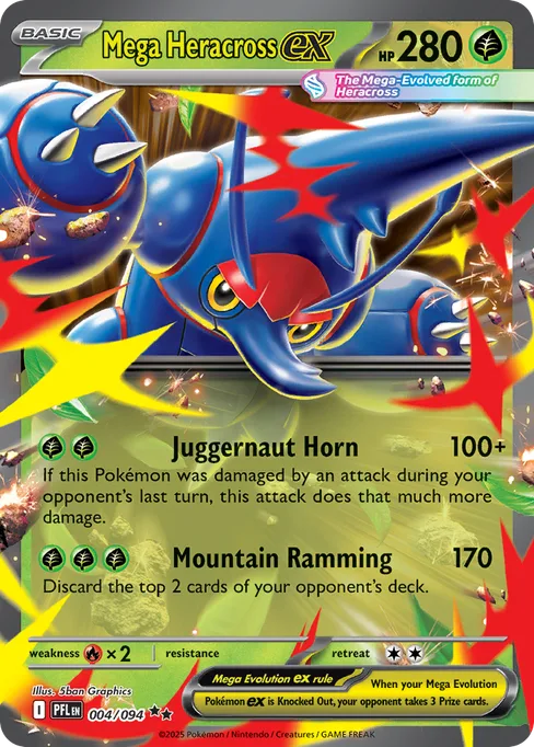 Mega Heracross ex, Phantasmal Flames #4