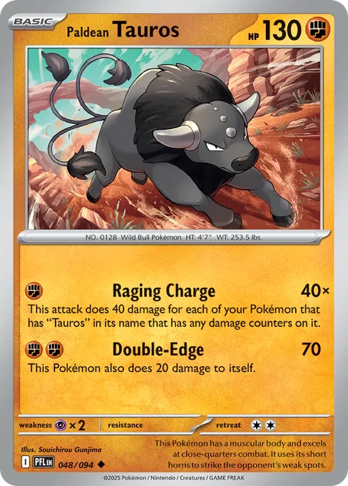 Paldean Tauros, Phantasmal Flames #48