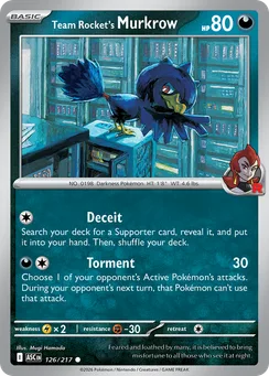 Team Rocket's Murkrow, Normal