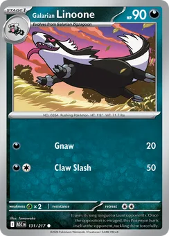 Galarian Linoone, Normal