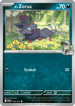 N's Zorua, Normal