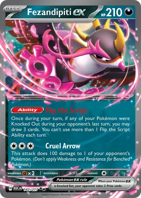 Fezandipiti ex, Ascended Heroes #142