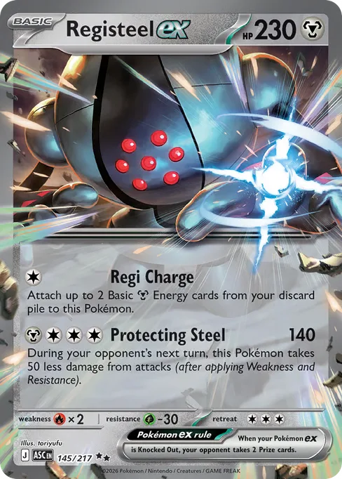 Registeel ex, Ascended Heroes #145