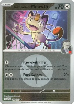 Team Rocket's Meowth, Energy symbol pattern