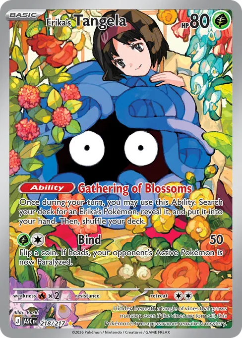 Erika's Tangela, Ascended Heroes #218