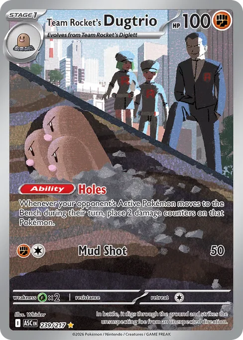 Team Rocket's Dugtrio, Ascended Heroes #239