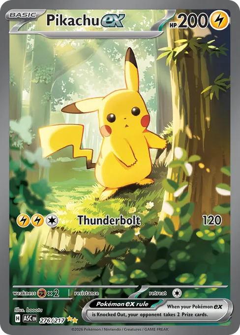 Pikachu ex, Ascended Heroes #276