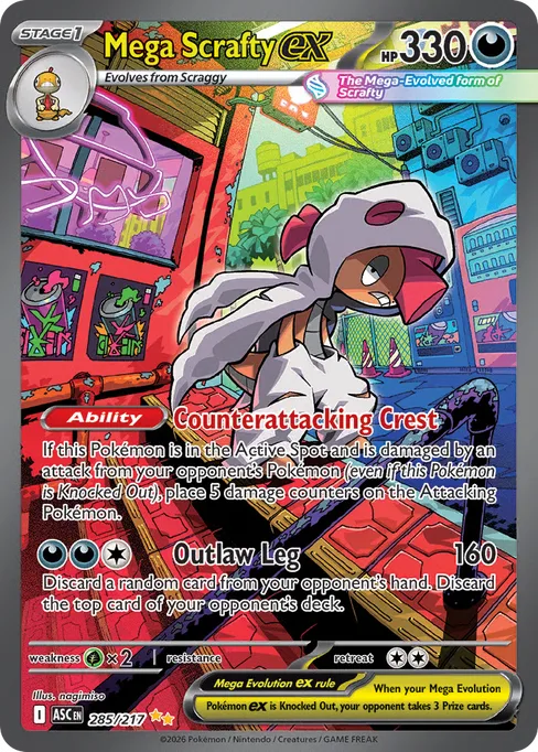 Mega Scrafty ex, Ascended Heroes #285