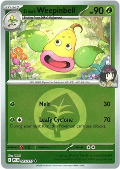 Erika's Weepinbell, Energy symbol pattern