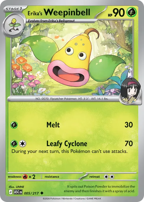 Erika's Weepinbell, Ascended Heroes #5