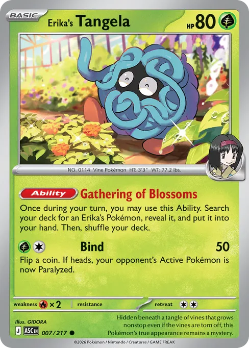 Erika's Tangela, Ascended Heroes #7