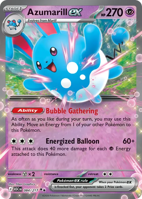 Azumarill ex, Ascended Heroes #84
