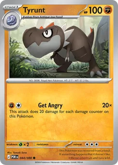 Tyrunt, Normal