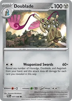 Doublade, Normal