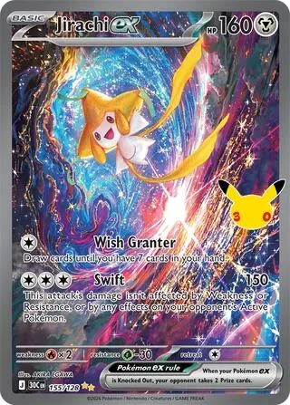 Jirachi ex, 30th Celebration #155