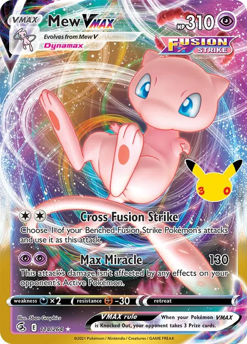 Mew VMAX, 30th Celebration: Classic Collection #114