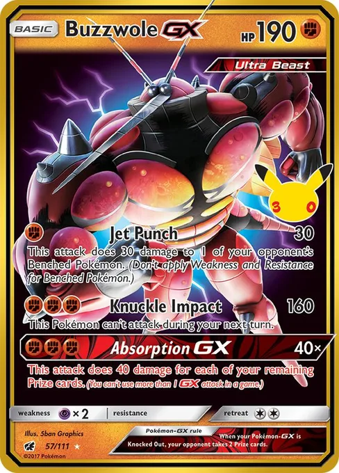Buzzwole-GX, 30th Celebration: Classic Collection #57