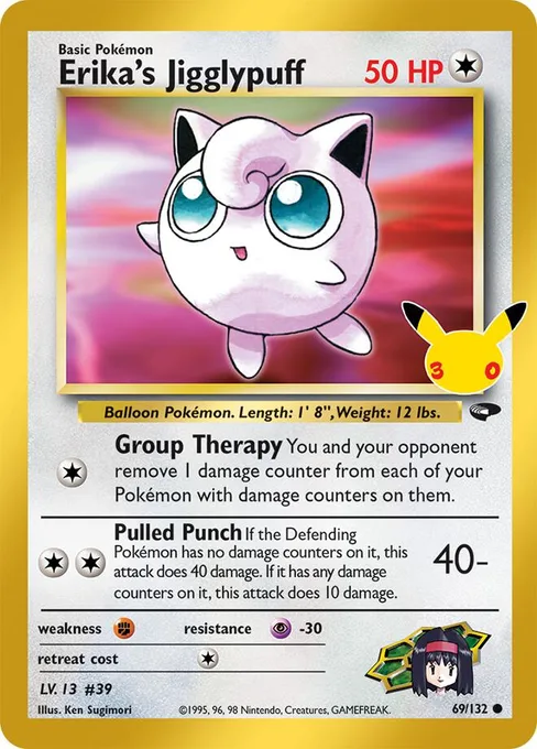 Erika's Jigglypuff, 30th Celebration: Classic Collection #69