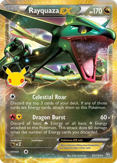 Rayquaza-EX, 30th Celebration: Classic Collection #85