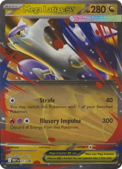 Mega Latias ex, Mega Evolution Black Star Promos #11