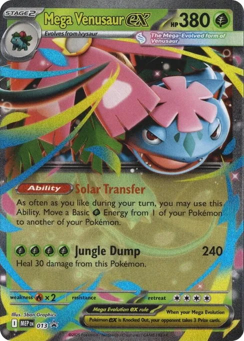 Mega Venusaur ex, Mega Evolution Black Star Promos #13