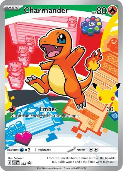 Charmander, Mega Evolution Black Star Promos #38