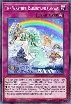 The Weather Rainbowed Canvas