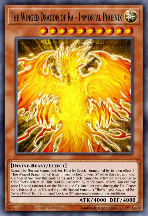 The Winged Dragon of Ra - Immortal Phoenix, Millennium Pack #MIL1-EN001